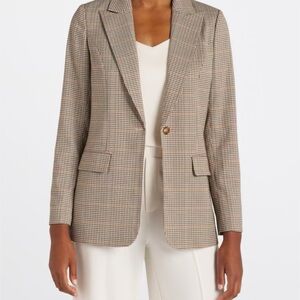 Skies are Blue Plaid Blazer